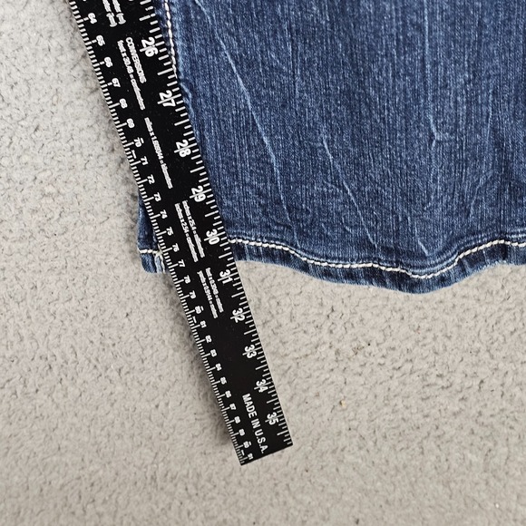 Miss Me Easy Bootcut Jeans Women's 30 Denim Studded Mid-Rise Streetwear - Picture 7 of 10